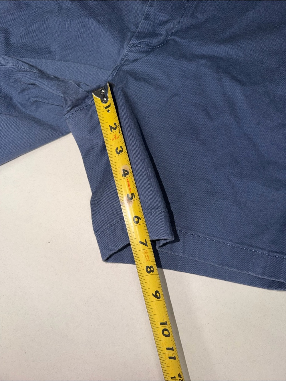Mens J. Crew Navy Chino Shorts 7” Inseam Size 38 - Picture 6 of 6